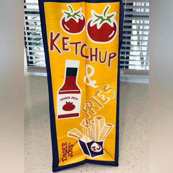 🍟 Trader Joe’s Ultimate Comfort Foods Tote Bag 16” x 13” NWT - Picture 5 of 8